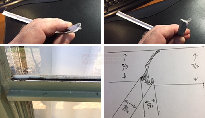 User submitted photos of a glazing bead.