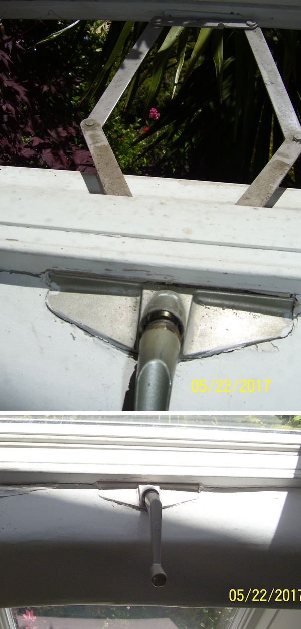 User submitted photos of a window operator.
