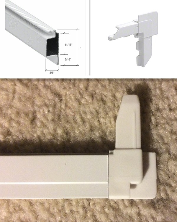 Corners for new screen frame with extended lip