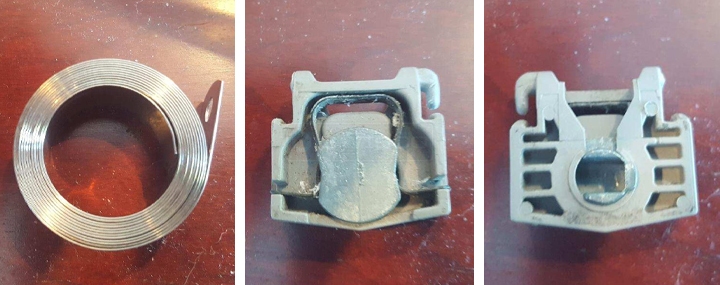 User submitted photos of window hardware.