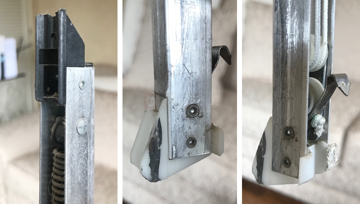 User submitted photos of a window balance.
