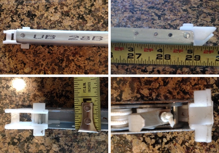 User submitted photos of a window balance.