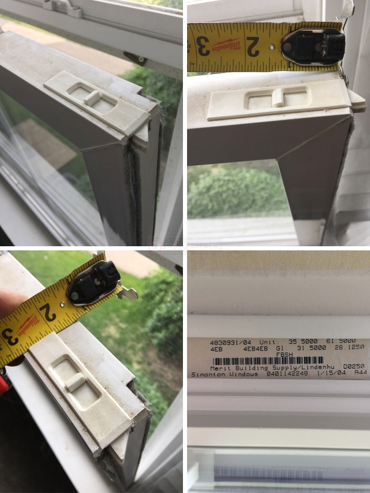 User submitted photos of window hardware.