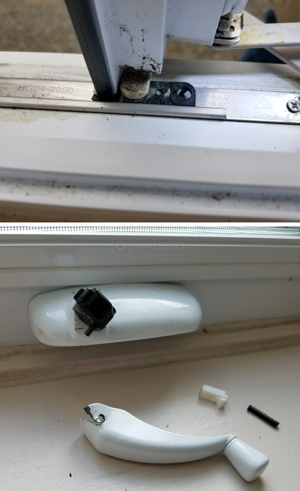 User submitted photos of a window operator.