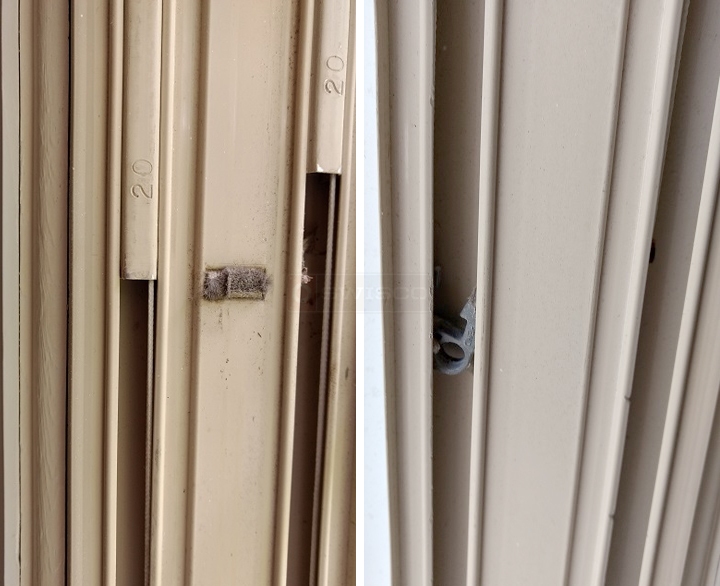 User submitted photos of window hardware.
