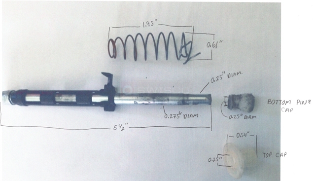 Need Replacement Pin Hardware for MIrrored Bi-fold doors