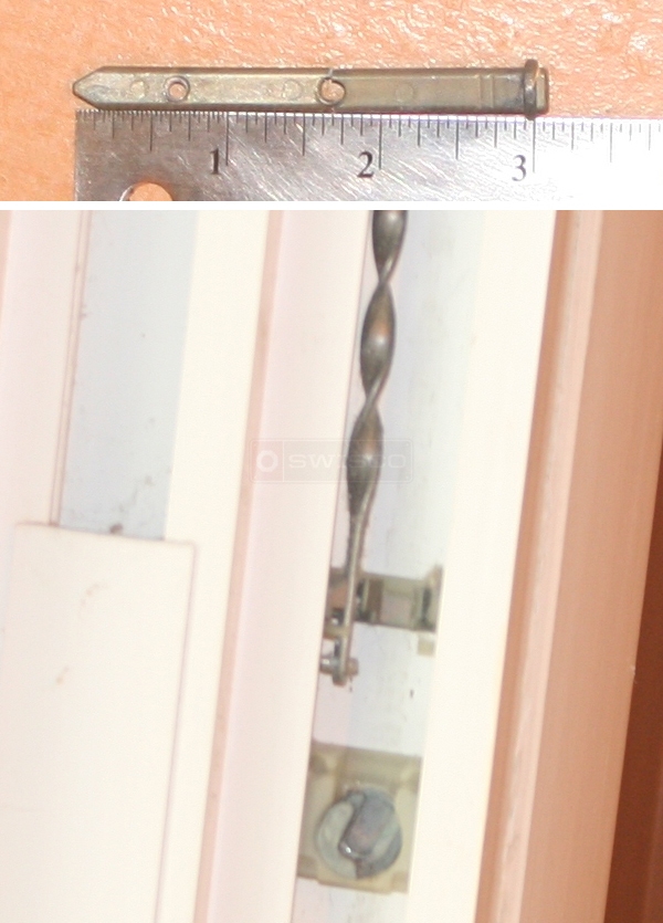 User submitted photos of window hardware.