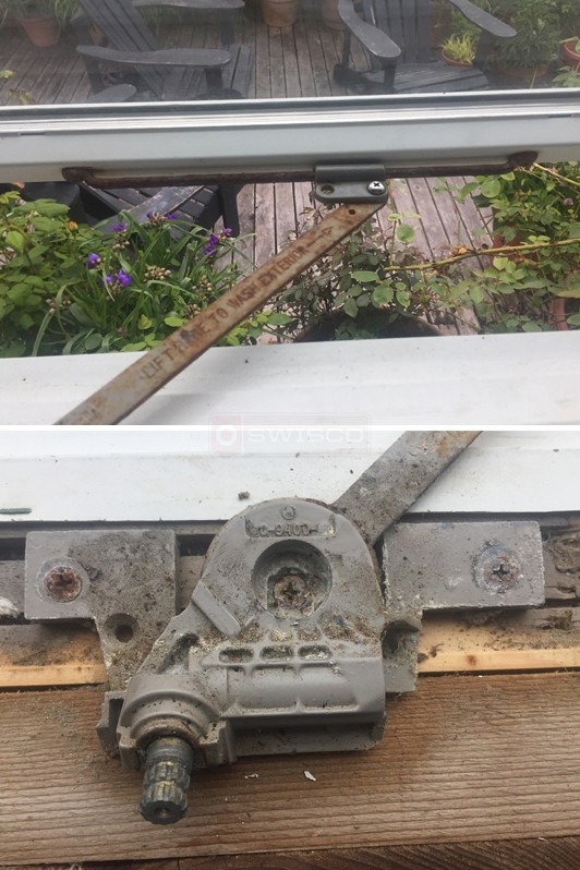 User submitted image of their window hardware.