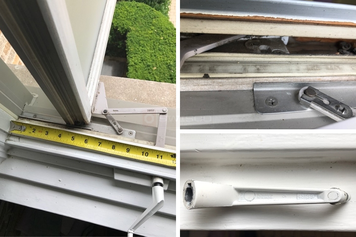 User submitted photos of a window operator.