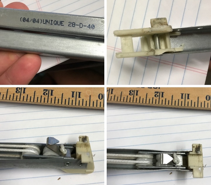 User submitted photos of a window balance.