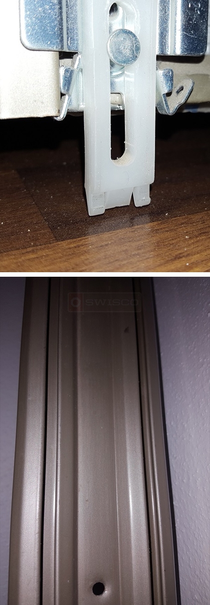Trouble installing closet doors