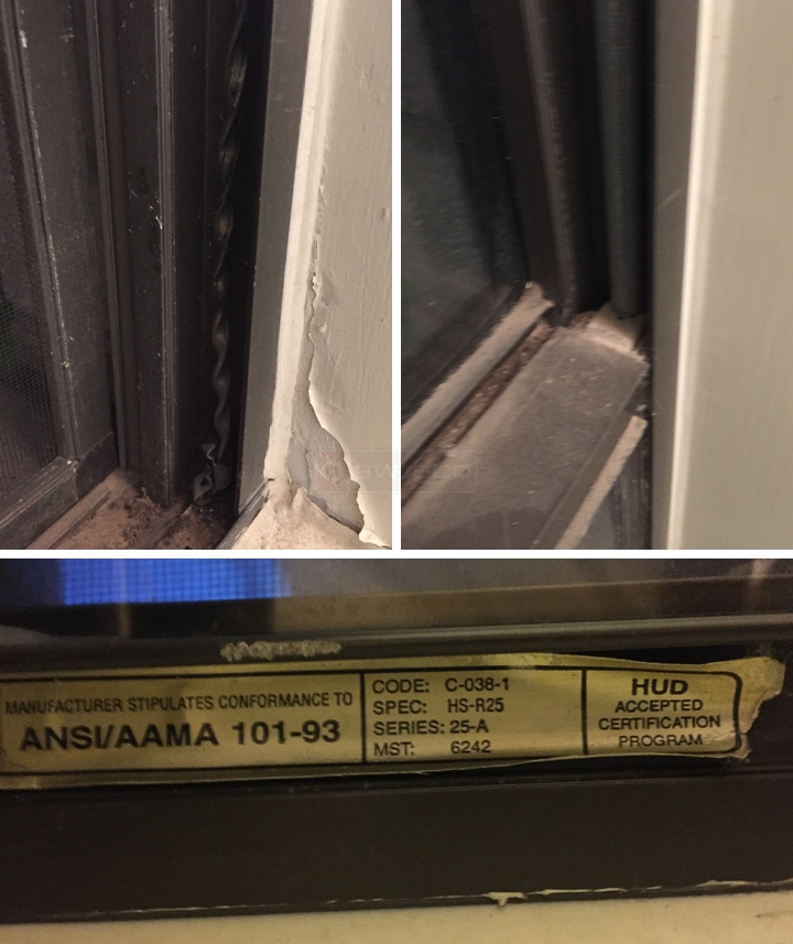 User submitted photos of a window balance.