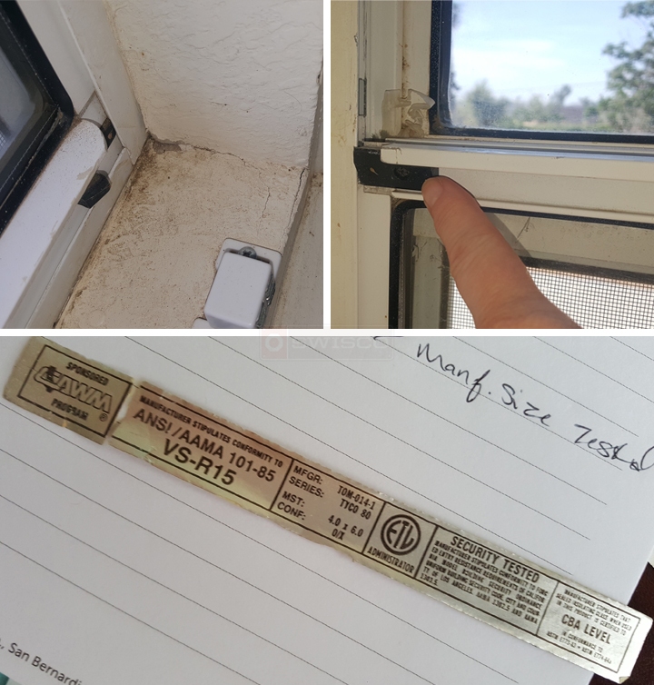 User submitted photos of window hardware.