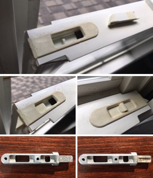 User submitted photos of a tilt latch.