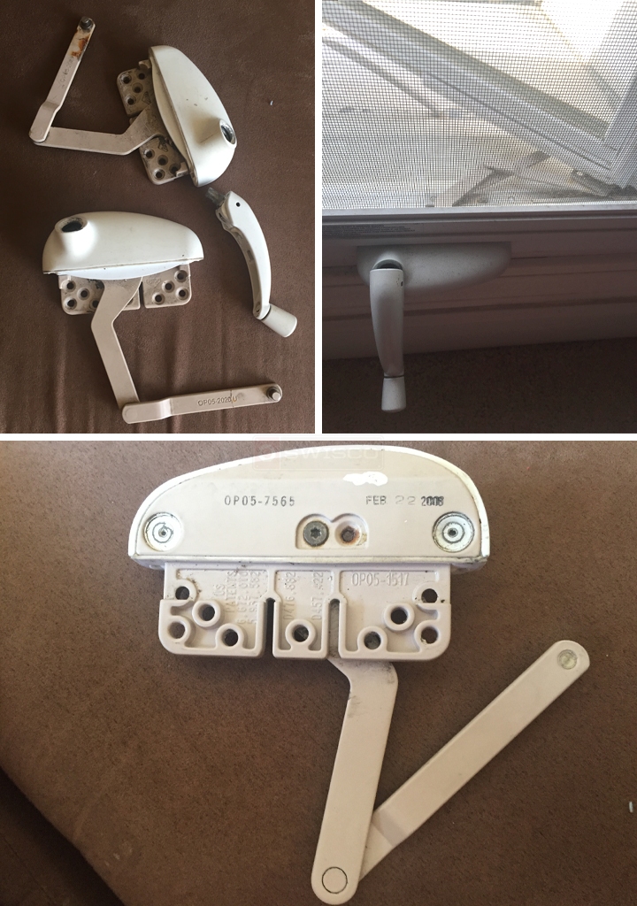 User submitted photos of a window operator.