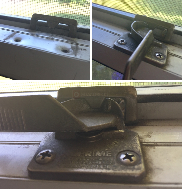 User submitted photos of a window lock & keeper.