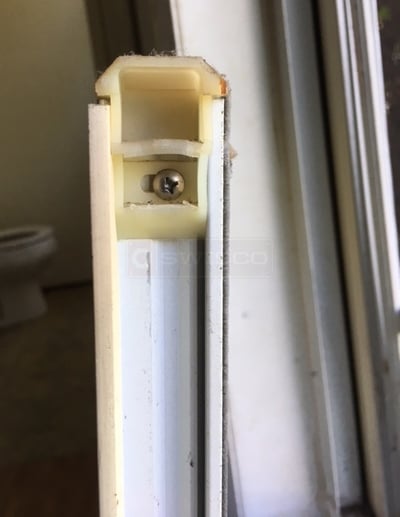 User submitted a photo of a top sash guide.