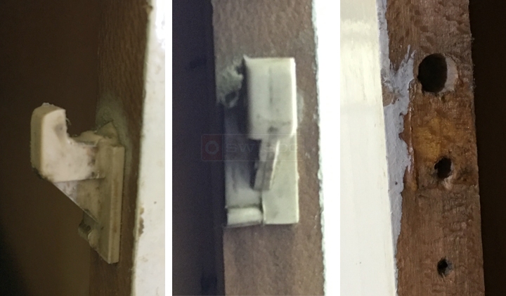 User submitted photos of drawer hardware.