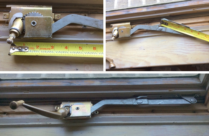 User submitted photos of a window operator.