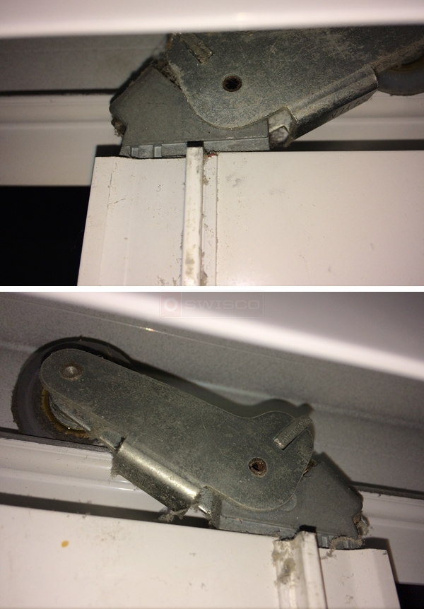 User submitted photos of closet hardware.
