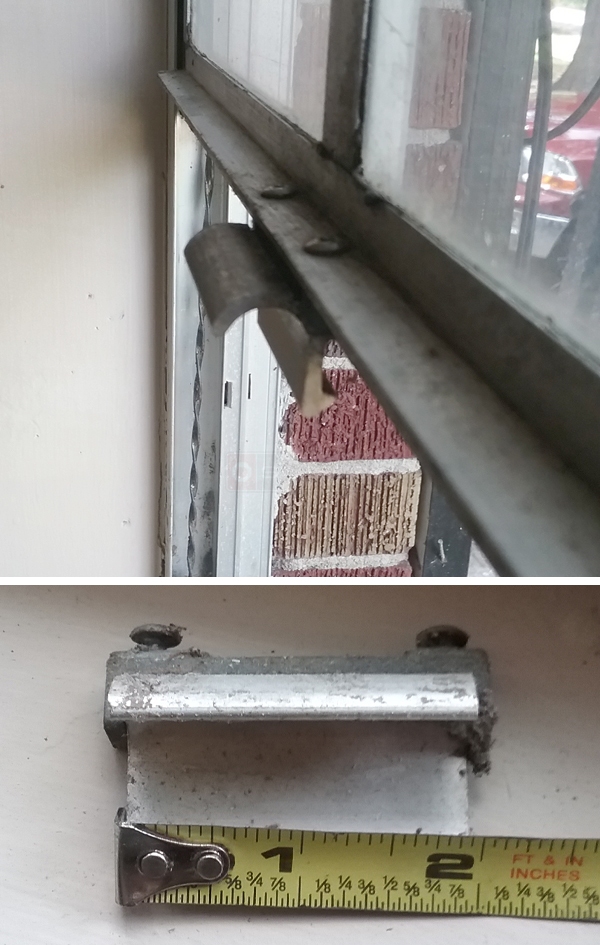 Aluminum window latch