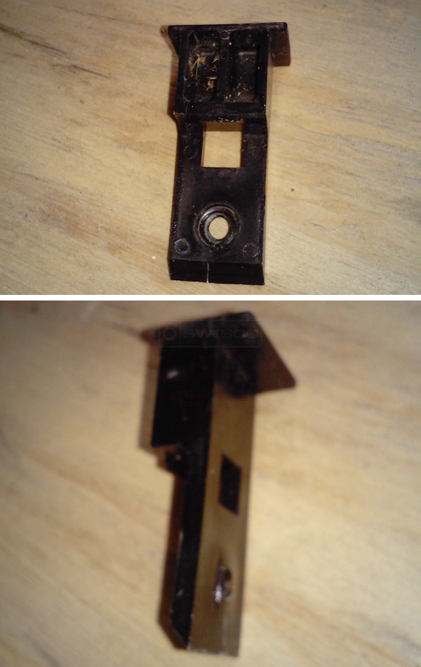 User submitted photos of a top sash guide.