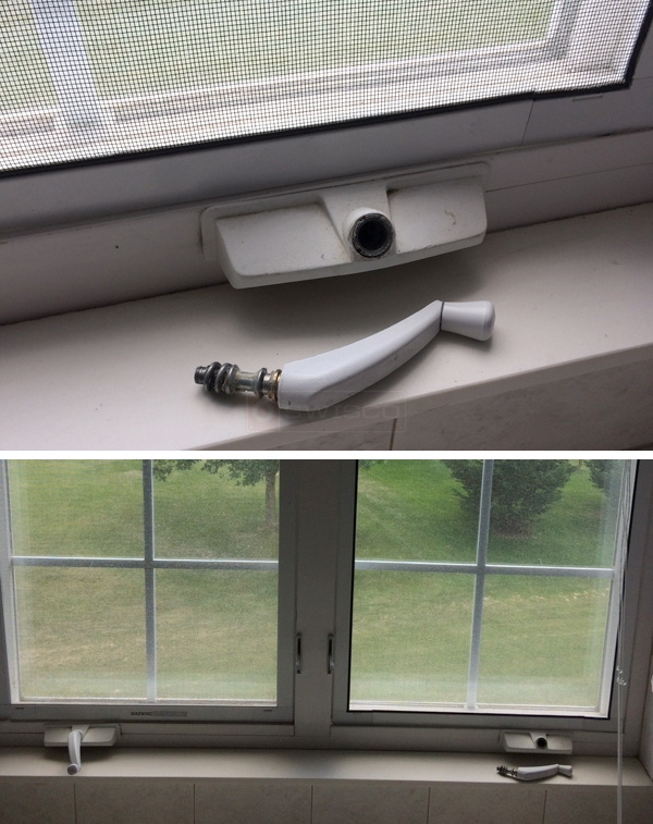 User submitted photos of a window operator.