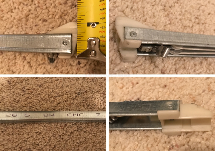 User submitted photos of a window balance.