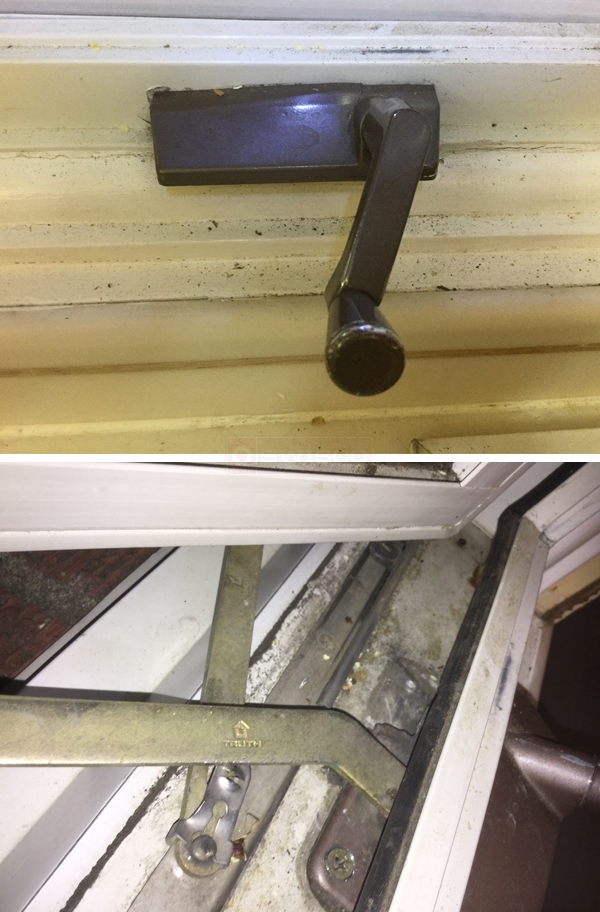 User submitted photos of a window operator.