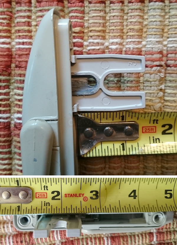 User submitted photos of window hardware.