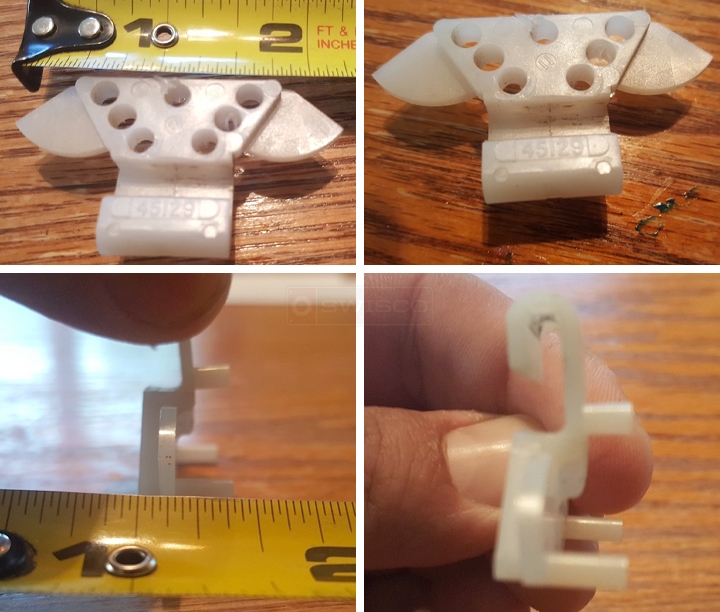 User submitted photos of a tie bar guide.