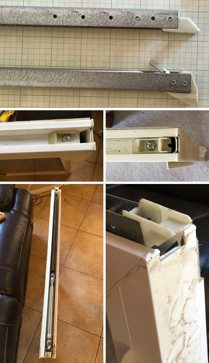 User submitted photos of window hardware.