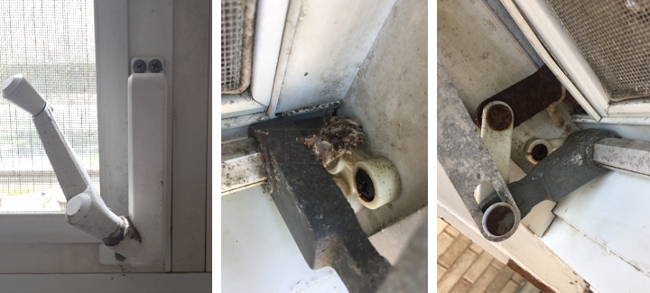 User submitted photos of a window operator.