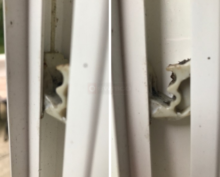 User submitted photos of window hardware.