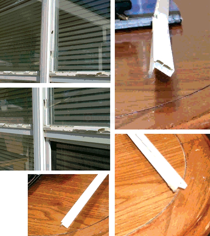 User submitted photos of snap-in glazing.