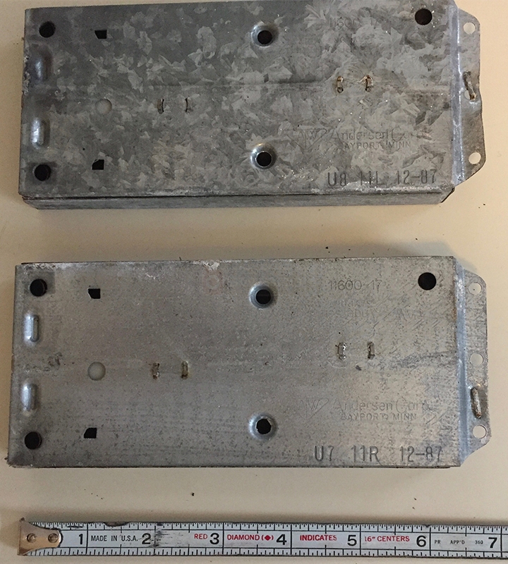 User submitted photos of a window balance.