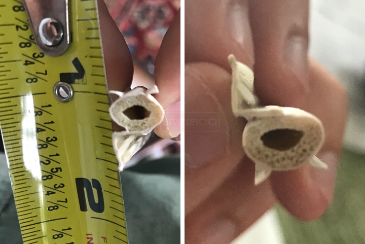 User submitted photos of bubble seal.