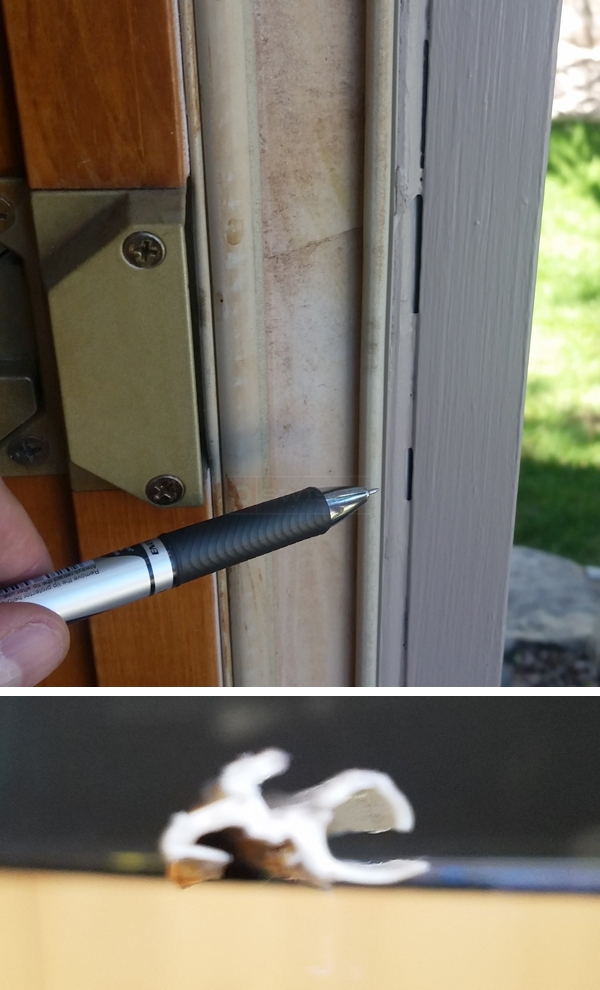 User submitted photos of window hardware.