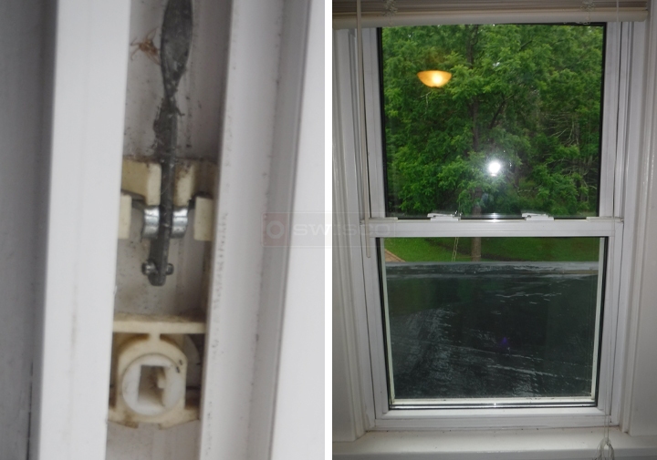 User submitted photos of window hardware.