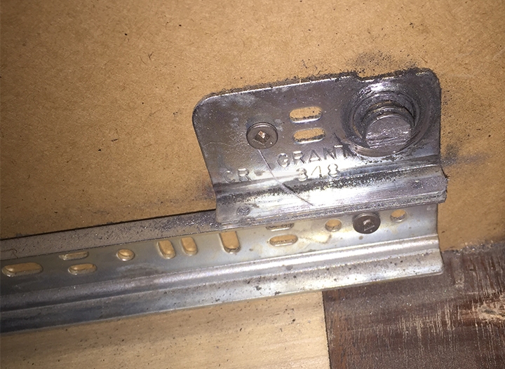 User submitted photos of drawer hardware.