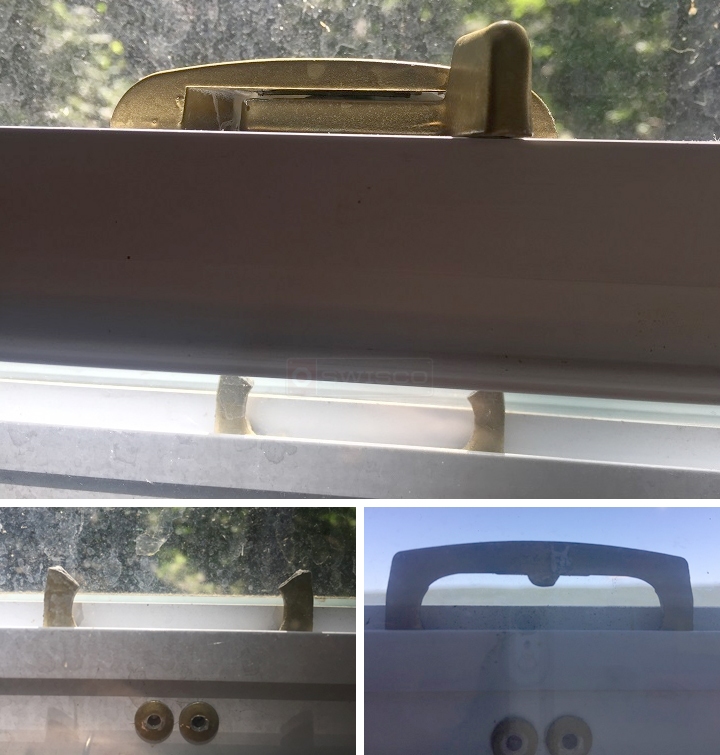 User submitted photos of a window lock & keeper.