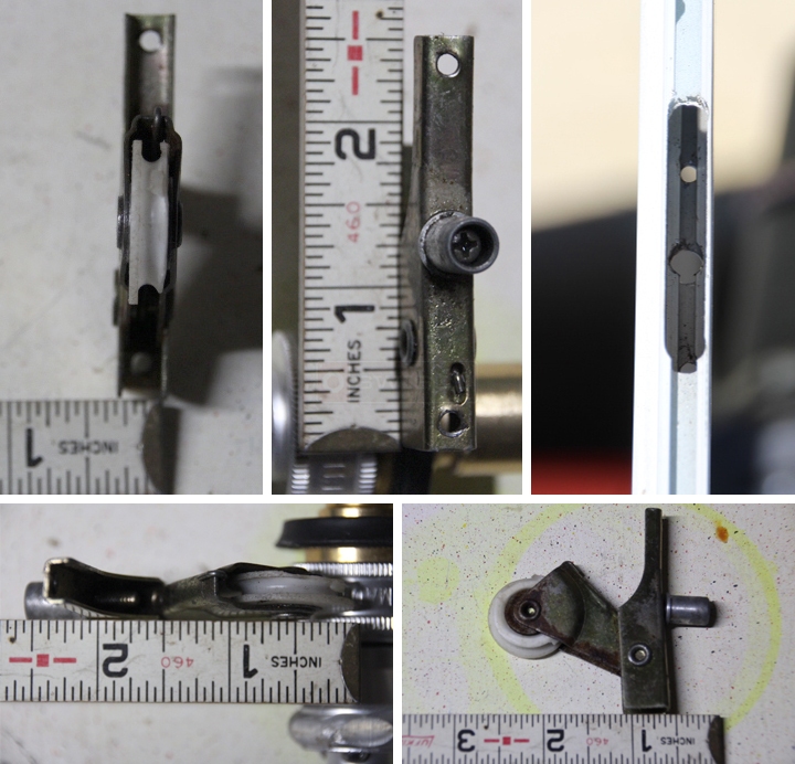 User submitted photos of a screen door roller.