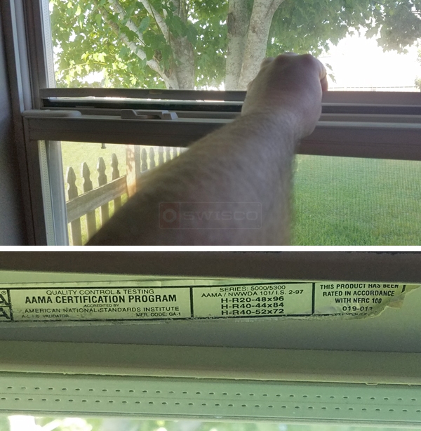 User submitted photos of window hardware.