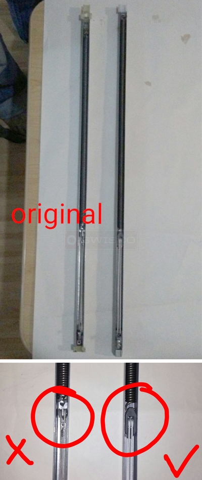 User submitted photos of a window balance.