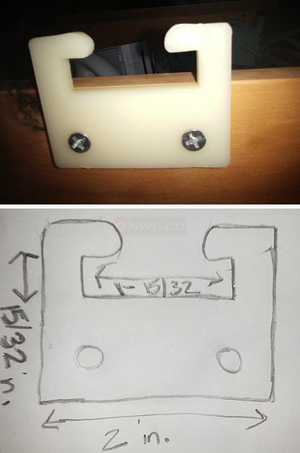 User submitted photos of drawer hardware.