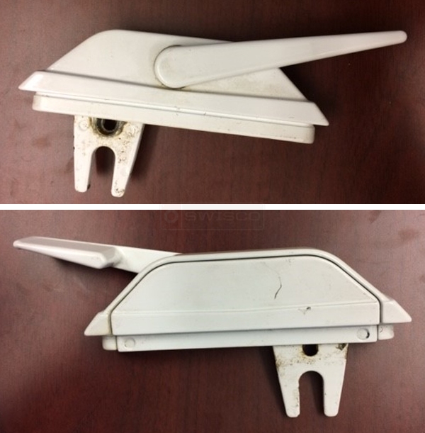 User submitted photos of a window lock.