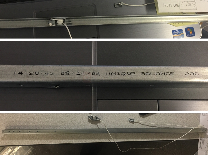 User submitted photos of a window balance.