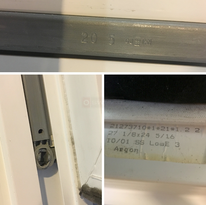 User submitted photos of a window balance.
