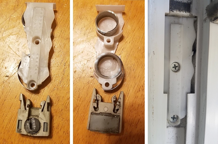 User submitted photos of a window balance.