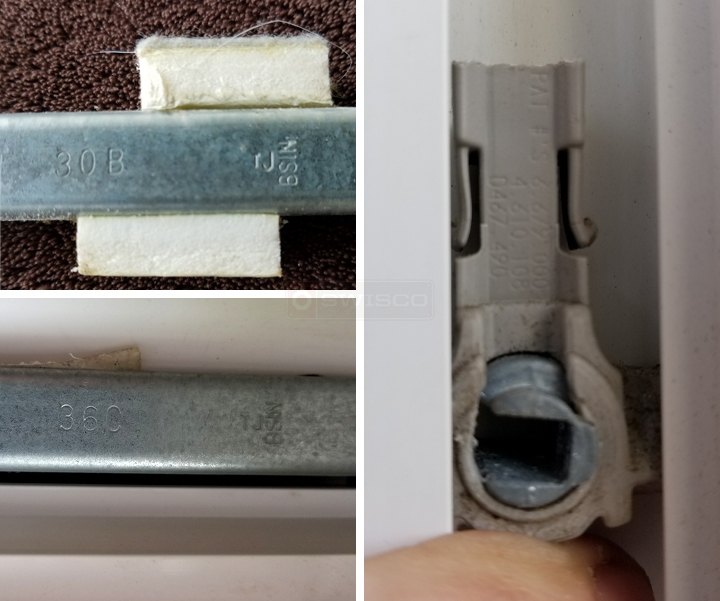 User submitted photos of a window balance.